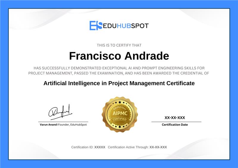 AIPMC Certificate