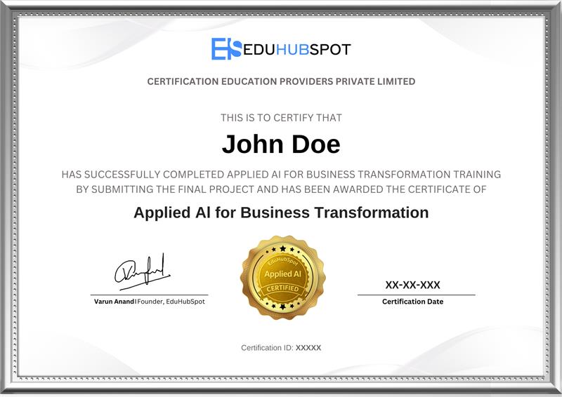 Applied AI Certificate