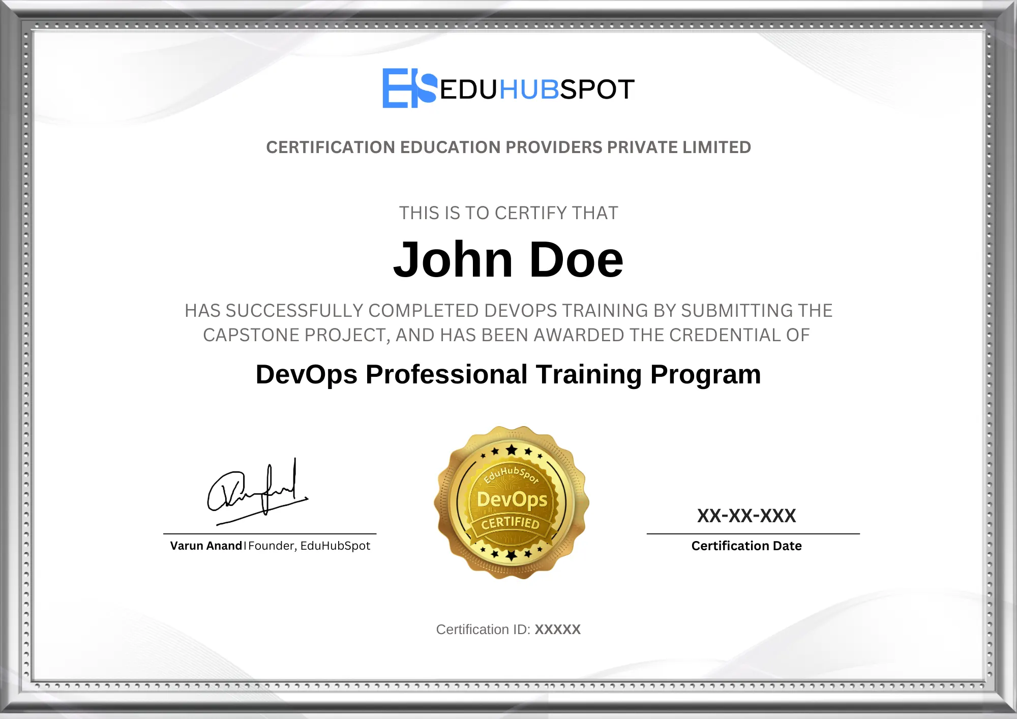 DevOps Certificate