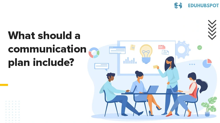 What a communication plan should include